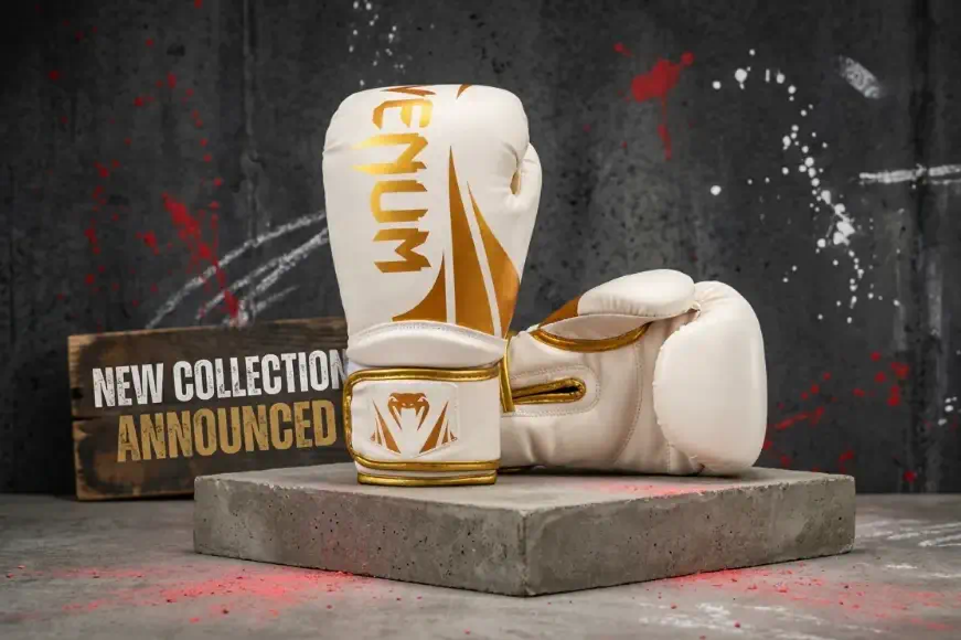 Venum Challenger 2.5 gants de boxe blanc et or nouvelle collection Venum