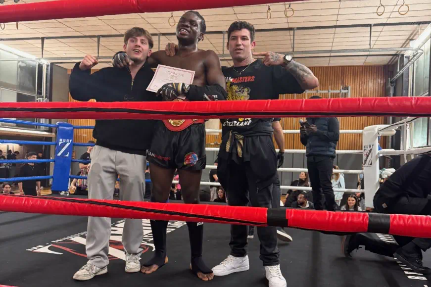 Kingsley Nwadike champion suisse de muay thai