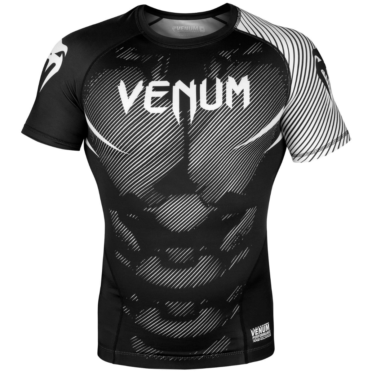 Venum Nogi 20 Rashguard Short Sleeves Blackwhite - 