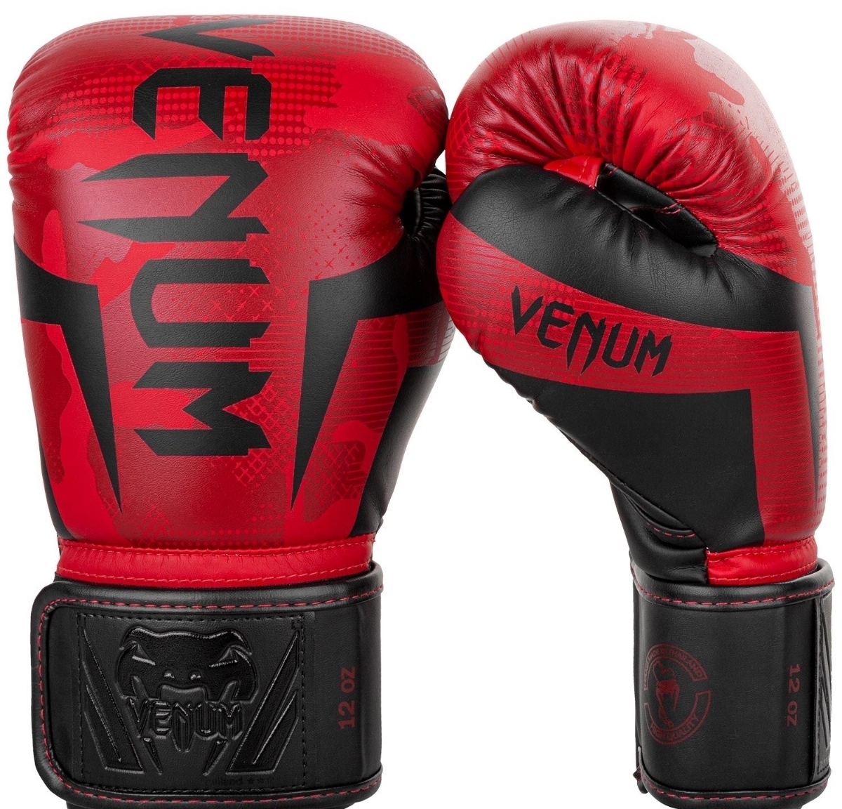Venum Elite Boxing Gloves Red Camo