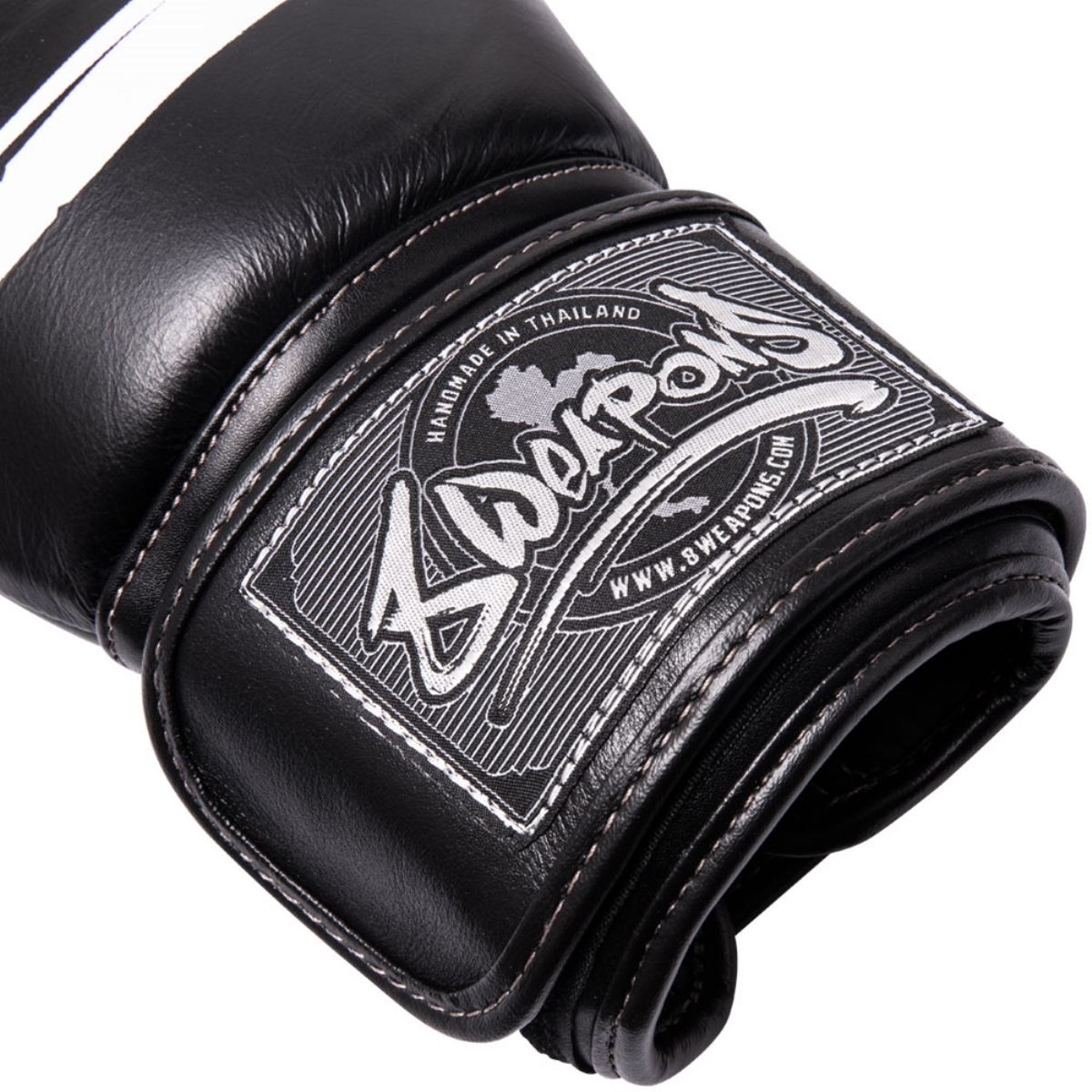 Guanti Boxe MMA Cohortes – Pelle Nera – 10 Oz, 12 Oz, 14 Oz, 16 Oz – Unisex - Foto 2
