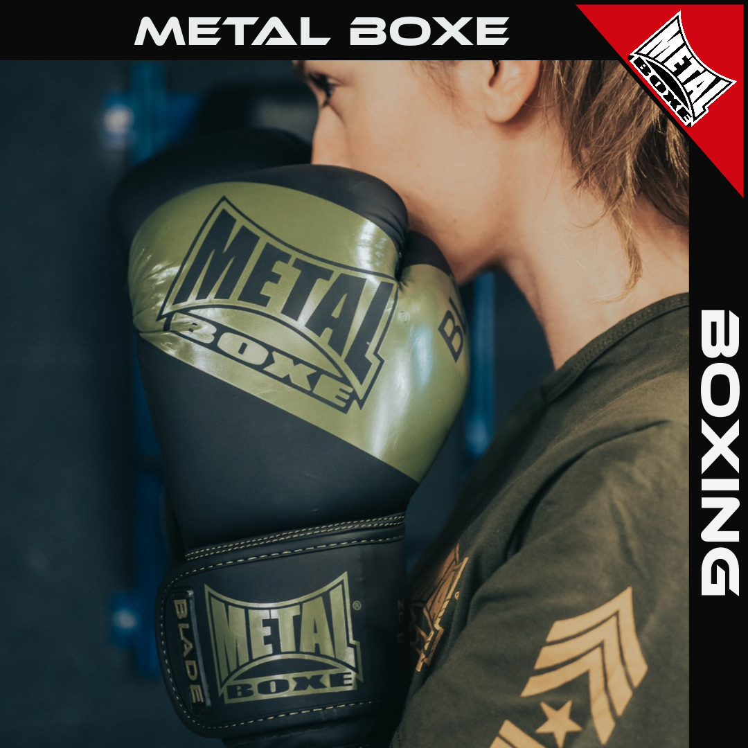Short Boxe Thaï Metal Boxe - Noir