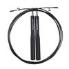 3M adjustable aluminium "Speed Rope" skipping rope + bag GladiatorFit | Black, Colour: Schwarz