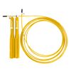 3M adjustable aluminium "Speed Rope" skipping rope + bag GladiatorFit | Walleye, Colour: Gold