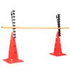 Multifunctional and adjustable PVC hedge with 2 perforated cones