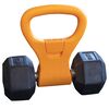 PVC handle grip to transform your dumbbell into a kettlebell