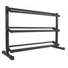 Steel storage rack for 12 pairs of dumbbells