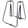 Dips station for fitness training in reinforced steel with straps