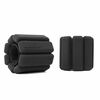 Silicone weighted ankle / wrist straps 2 x 0.5 kg | Black