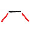 Flag rugby fabric belt with flags (set of 5) Omada | Red