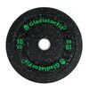 Olympic "Hi-Temp" disc Rubber Ø 51mm GladiatorFit | 10 KG, Colore: Verde, Peso aggiuntivo: 10 kg