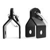 Steel gymnastic rings attachment for rack