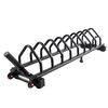 Steel storage rack on wheels for Ø 50mm weight discs