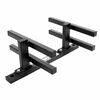 Steel wall storage rack for dumbbells