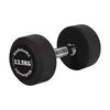Round rubber dumbbell | 12.5 KG