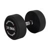 Round rubber dumbbell | 27.5 KG