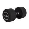 Round rubber dumbbell | 37.5 KG