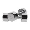 Round chrome dumbbells (set of 2) | 2 x 6 KG