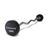 Long Curl Rubber Dumbbell | 10 KG