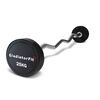 Long Curl Rubber Dumbbell | 25 KG