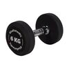 Round rubber dumbbell | 6 KG