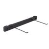 Adjustable wall rack for yoga mats