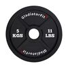 Black cast-iron Olympic disc Ø 51mm GladiatorFit | 5 KG