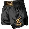 Shorts de Muay Thaï -Strike, Taille: XL, Couleur: Noir