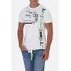 T-Shirt Tapes On Coulisse, Size: XL, Colour: Weiss