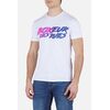 Round Neck  Printed T-Shirt, Size: S, Colour: Weiss