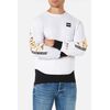 Sweatshirt With Letter Print, Size: L, Colour: Weiss