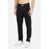 Wide Leg Sweatpant W/Satin, Size: 2XL, Colour: Schwarz