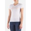 Basic T-Shirt With Front Logo, Colour: Weiss, Size: L