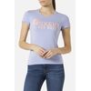 Basic T-Shirt With Front Logo, Size: M, Colour: Violett