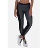 Mid-Rise  Color-Block Leggings, Size: L, Colour: Anthracite