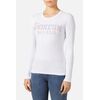 Lady Strass Logo T-Shirt L/S, Colour: Weiss, Size: L
