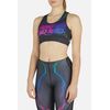 Sports Bra W/  Elastic Bands, Size: M, Colour: Schwarz