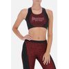 Cut Out Sport Bra, Size: L, Colour: Bordeau