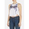 Foil Printed Tank Top, Size: XL, Colour: Weiss
