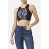 Crop Tank Top, Size: L, Colour: Schwarz