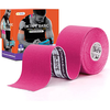 OK TAPE Kinesiology Tape Basic Pink 5cm x 5m, Colour: Rosa, Length: 5.0m