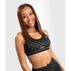 Venum Monogram Sports Bra - Black/Pink Gold - L, Size: L, Colour: Schwarz