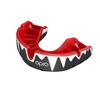 OPRO Self-Fit- Platinum Fangz - Black/White/Red, Size: One Size, Colour: Schwarz