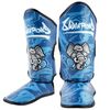 8 WEAPONS Kids Shin Guards - Jipe blue S/M, Colour: Blue, Size: S-M