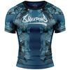 8 WEAPONS Rashguard, S/S, Hit 2.0, navy-black, S, Size: S, Colour: Blue