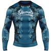 8 WEAPONS Rashguard, L/S, Hit 2.0, navy-black, M, Size: M, Colour: Blue