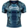 T-shirt de compression à manches courtes Hit 2.0, Taille: 2XL, Couleur: Blanc
