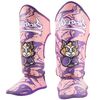 8 WEAPONS Kids Shin Guards - Jenny pink L/XL, Colour: Rosa, Size: L-XL