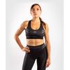 Venum ONE FC Impact Sport Bra - Black/Black, Colour: Schwarz, Size: XL