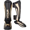 Venum Elite Standup Shin guards - Black/Gold, Colour: Gold, Size: XL